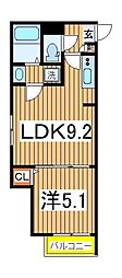 Klavier 1LDKの間取図画像
