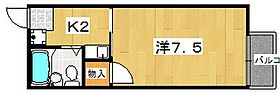 ハイツ殿山台  ｜ 大阪府枚方市養父丘２丁目7-36（賃貸アパート1K・2階・19.00㎡） その2