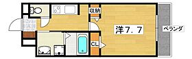 アンジュ ド ボヌール 香里園  ｜ 大阪府枚方市南中振２丁目（賃貸アパート1K・1階・27.02㎡） その2