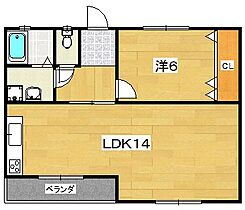 サンロイヤルマンション  ｜ 大阪府枚方市西禁野１丁目（賃貸マンション1LDK・3階・51.80㎡） その2