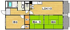 Espasio de 鵲  ｜ 大阪府枚方市天之川町（賃貸マンション3LDK・1階・61.05㎡） その2