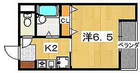 メルシー幸II  ｜ 大阪府枚方市星丘１丁目（賃貸マンション1K・1階・20.00㎡） その2