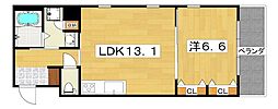HOUSEGATE 1LDKの間取図画像