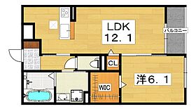 スターリーガーデン  ｜ 大阪府交野市星田北６丁目（賃貸アパート1LDK・1階・45.60㎡） その2