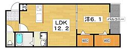 間取図画像 1LDK