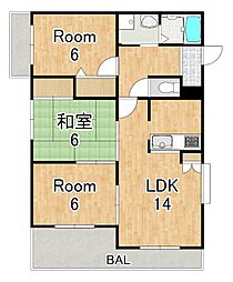 瀬田グランドハイツ 3階