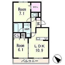 フェリーチェファミリアB棟 1階/-