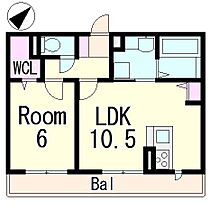 ティーガーデンレジデンス  ｜ 滋賀県栗東市小柿１丁目（賃貸アパート1LDK・2階・42.54㎡） その2