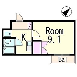 ハイツ宮の森 1階