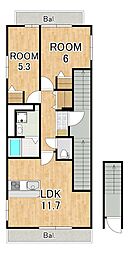 XYZ Court草津大路 2階/201