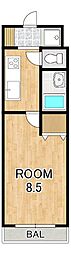 ApexFlat 1Kの間取図画像