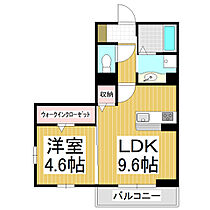 sky吉田  ｜ 長野県塩尻市大字広丘吉田（賃貸アパート1LDK・1階・37.03㎡） その2