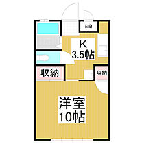 コーポ島立  ｜ 長野県松本市大字島立（賃貸アパート1K・1階・33.00㎡） その2