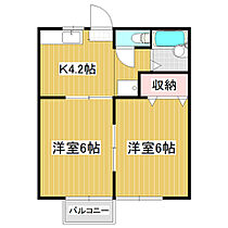 ミーティヌ・リンクス  ｜ 長野県松本市波田（賃貸アパート2K・2階・34.56㎡） その2