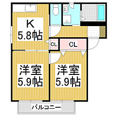 物件の間取り