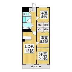 物件の間取り