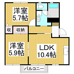 物件の間取り
