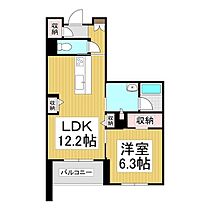 シャーメゾンステージ筑摩  ｜ 長野県松本市筑摩3丁目（賃貸マンション1LDK・1階・48.55㎡） その2