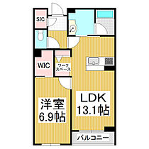 ＲＥＶ・ＭＯ　Ｅｍｅｒａｌｄ  ｜ 長野県松本市笹部2丁目（賃貸マンション1LDK・1階・50.35㎡） その2