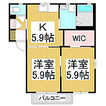 ディアス　Ｎ  ｜ 長野県松本市大字里山辺（賃貸アパート2K・1階・43.75㎡） その2