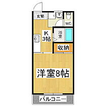 龍上館ハイツ  ｜ 長野県松本市大字島内（賃貸マンション1K・2階・26.40㎡） その2