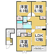 長野県松本市大字松原（賃貸アパート3LDK・2階・68.06㎡） その2