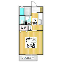 ベリエ・オオタ  ｜ 長野県塩尻市大字広丘原新田（賃貸アパート1K・1階・26.00㎡） その2