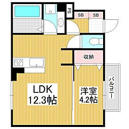 間取図画像 1LDK