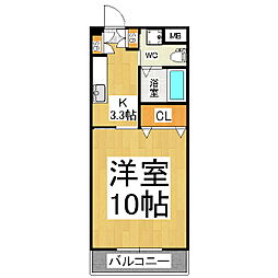 間取図画像 1K