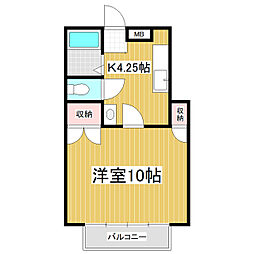 間取図画像 1K