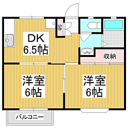 間取図画像 2DK