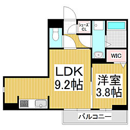 GRAND D-ROOM女鳥羽 1LDKの間取図画像