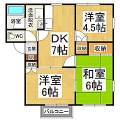 物件の間取り