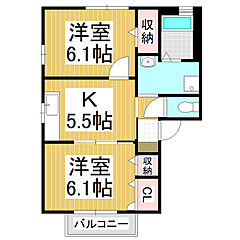 物件の間取り