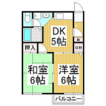 ファインパレス　Ｄ  ｜ 長野県飯田市山本（賃貸アパート2DK・1階・39.04㎡） その2