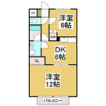 Surplus　Three　Kハウス  ｜ 長野県飯田市北方（賃貸アパート2DK・2階・54.65㎡） その2