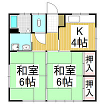 久保田貸家AB  ｜ 長野県飯田市白山通り3丁目（賃貸一戸建2K・--・49.98㎡） その2