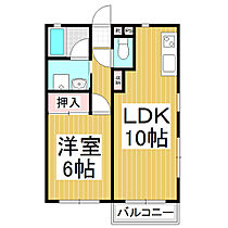 ヴァンベールMay  ｜ 長野県飯田市上郷黒田（賃貸アパート1LDK・2階・39.70㎡） その2