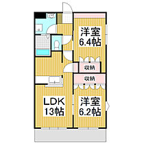 シャルマンコート上山  ｜ 長野県飯田市鼎上山（賃貸アパート2LDK・2階・57.85㎡） その2