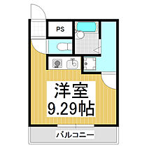 アダージョ2  ｜ 長野県飯田市育良町2丁目（賃貸マンション1R・4階・23.49㎡） その2