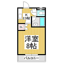 ウィロー村田屋  ｜ 長野県飯田市伝馬町1丁目（賃貸マンション1K・3階・23.40㎡） その2