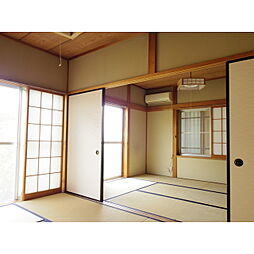 久保田貸家AB 2Kのリビング/ダイニング