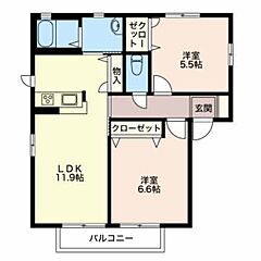 物件の間取り