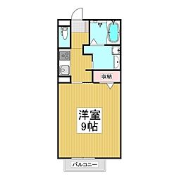 ハイツヨシザワ 1Kの間取図画像