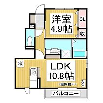 インテグラルとよの(06.07)  ｜ 長野県長野市豊野町豊野（賃貸アパート1LDK・1階・40.53㎡） その2