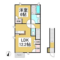 ノアエ・グリシン 1LDKの間取図画像