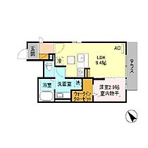 ライトグリーン鶴賀  ｜ 長野県長野市東鶴賀町（賃貸アパート1LDK・1階・34.17㎡） その2