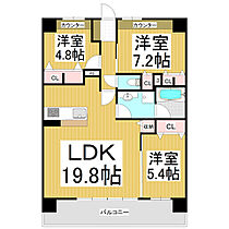 アヴァンセ東口  ｜ 長野県長野市七瀬（賃貸マンション3LDK・8階・79.42㎡） その2