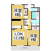 ライフコア中千田  ｜ 長野県長野市大字稲葉（賃貸マンション2LDK・2階・57.98㎡） その2