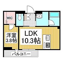 シャーメゾン　こまち  ｜ 長野県長野市吉田3丁目（賃貸マンション1LDK・2階・37.60㎡） その2